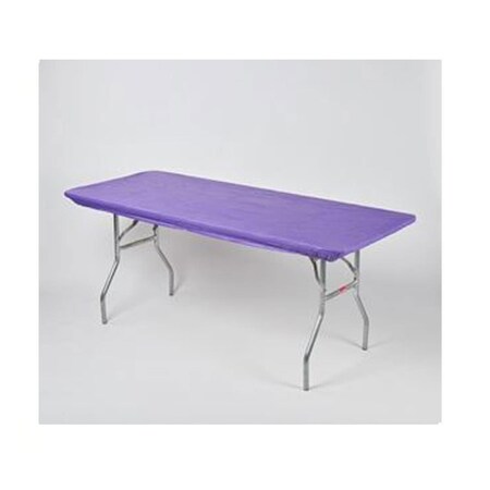 Gloriousgifts Packaged Table Cover - Purple - 30in. x 96in. GL3578798